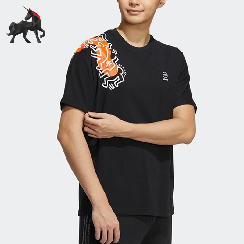 Adidas/阿迪达斯男子透气短袖