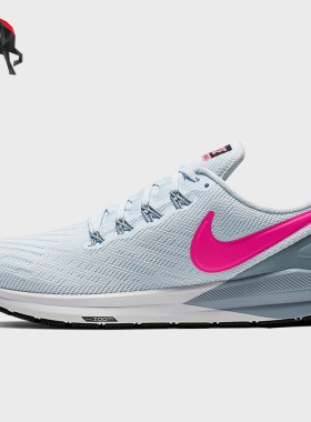 Nike/耐克 正品Zoom Structure 22男女气垫系带跑步鞋 AA1640-402