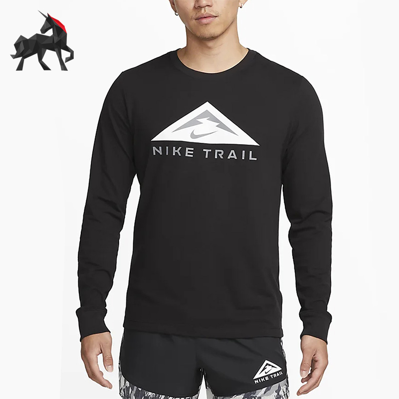 Nike/耐克正品秋冬男子运动休闲印花耐磨长袖T恤 DV9382-010