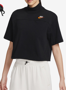 Nike/耐克正品夏季女子运动时尚休闲圆领短袖T恤FB7227-010