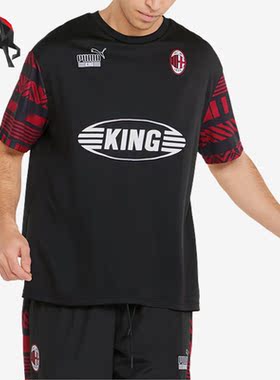 Puma/彪马正品春季男子AC米兰球迷版短袖T恤765093-01