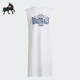 阿迪达斯正品 TANK DRESS Adidas 女士宽松背心连衣裙JG8055