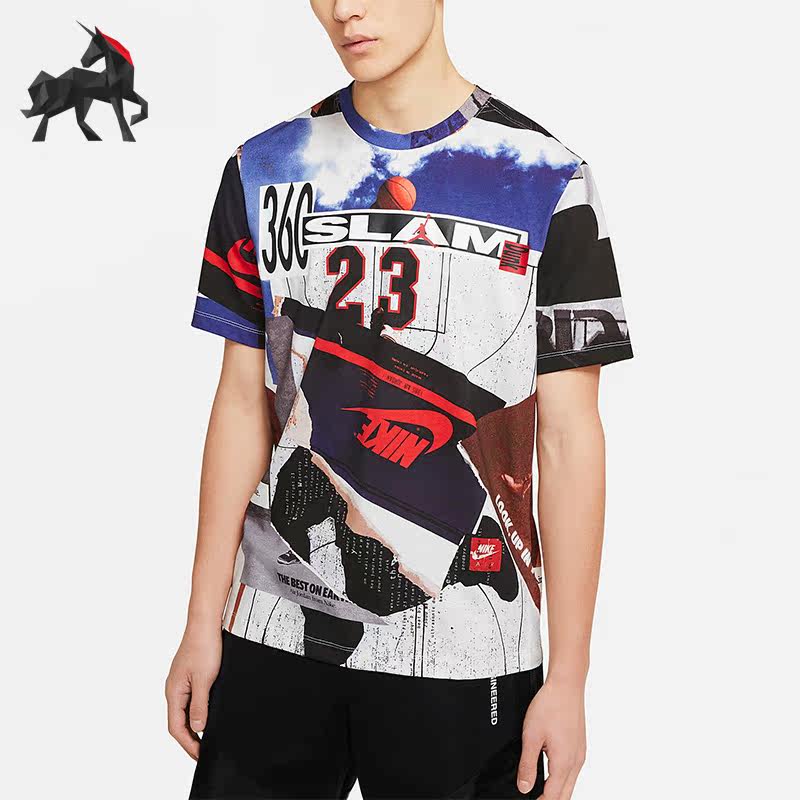 Nike/耐克正品Air Jordan Photo男子时尚短袖T恤CJ6299-100