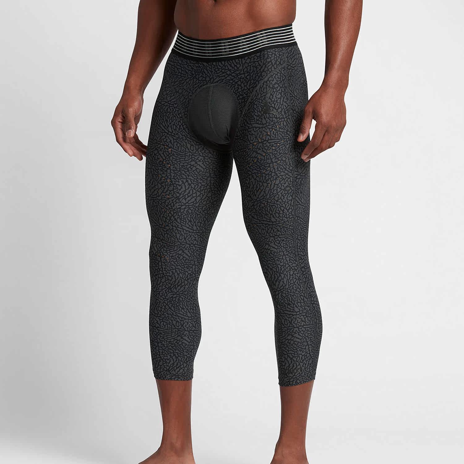 Nike/耐克正品 Air Jordan 男子时尚篮球七分紧身裤 833720-060