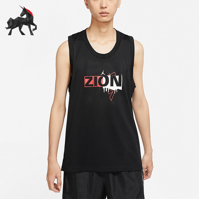 Nike/耐克正品Air Jordan男子运动健身透气无袖T恤DX6583-010
