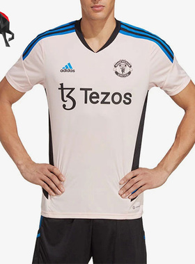 Adidas/阿迪达斯正品曼联足球训练男士运动修身球衣HT4293