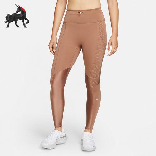 Nike/耐克正品休闲女子RUN Epic Luxe夜跑紧身裤 DD6856-256