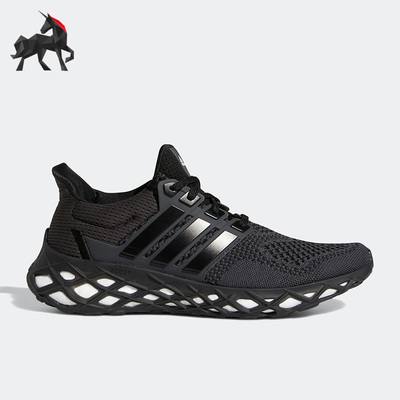 阿迪达斯男女透气低帮缓震跑步鞋