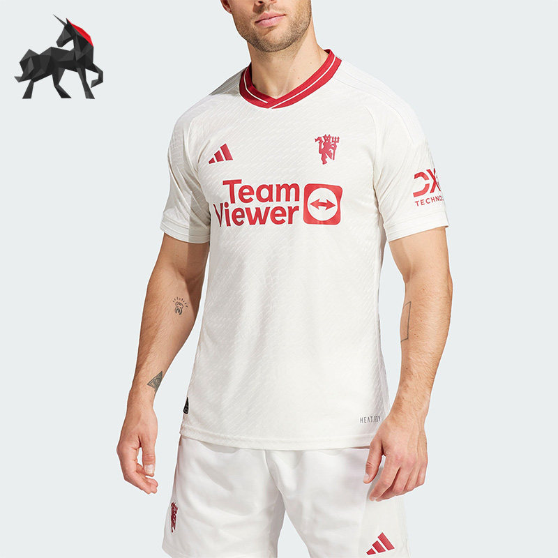 Adidas/阿迪达斯正品男子曼联二客场球员版球衣足球短袖T恤IP1742