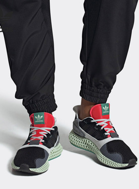 Adidas/阿迪达斯正品 ZX4000 Futurecraft 4D  黑红跑步鞋 BD7931