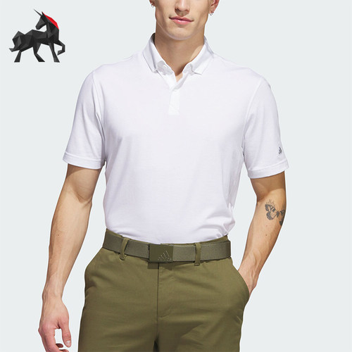 阿迪达斯男士高尔夫翻领POLO衫