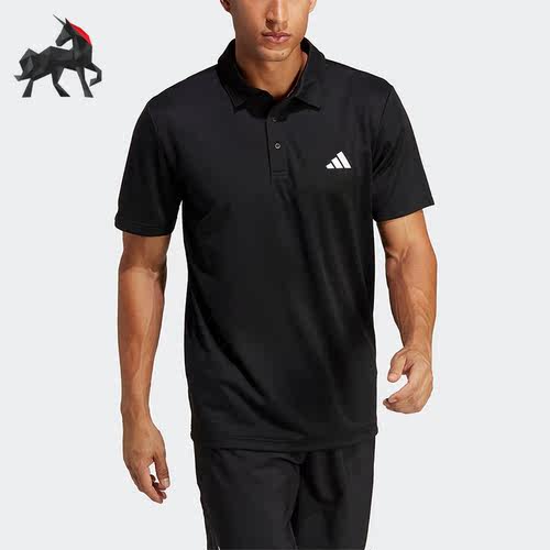 阿迪达斯男子网球运动短袖POLO衫