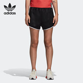 阿迪达斯正品 SHORT 三叶草 Adidas 女子运动短裤 DU5221