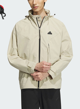 Adidas/阿迪达斯正品男子梭织连帽夹克外套IP4924