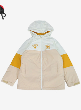 Adidas/阿迪达斯正品2023大童拼色保暖运动羽绒服IN5210