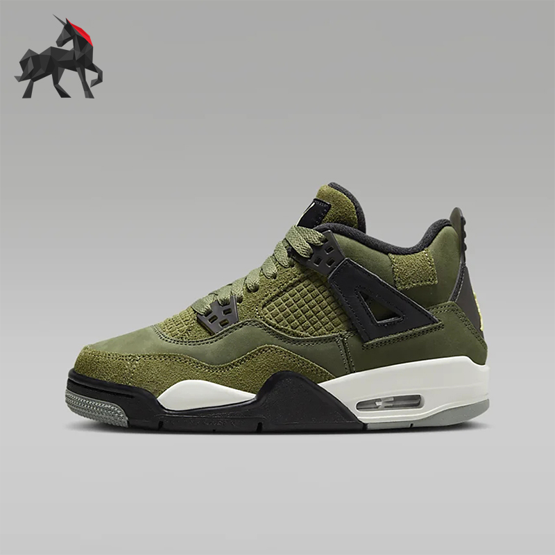 Nike/耐克正品Jordan 4 GS女子大童复运动篮球鞋FB9928-200
