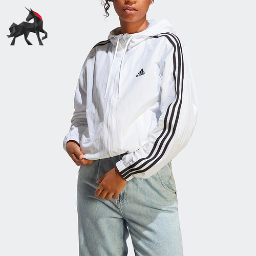Adidas/阿迪达斯休闲连帽外套