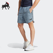 Adidas HR8196 休闲透气运动短裤 阿迪达斯正品 男子时尚
