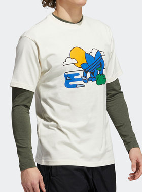 Adidas/阿迪达斯正品三叶草夏季男子T恤运动短袖H32304