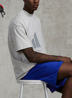 Adidas/阿迪达斯正品BASKETBALL TEE 男女篮球舒适运动短袖IX1968