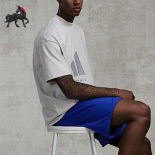 TEE Adidas 阿迪达斯正品 BASKETBALL IX1968 男女篮球舒适运动短袖