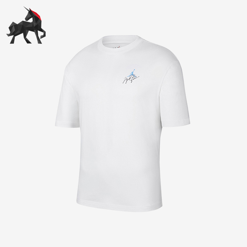 Nike/耐克正品Air Jordan男子印花舒适宽松运动短袖T恤DZ4055-103