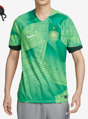 Nike/耐克正品男子运动时尚足球比赛训练T恤FN0546-308