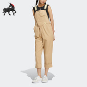 女子背带宽松透气运动七分裤 NEO秋季 HM2029 阿迪达斯正品 Adidas