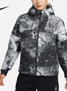 Nike/耐克正品女士户外运动梭织拒水连帽外套FN1920-060