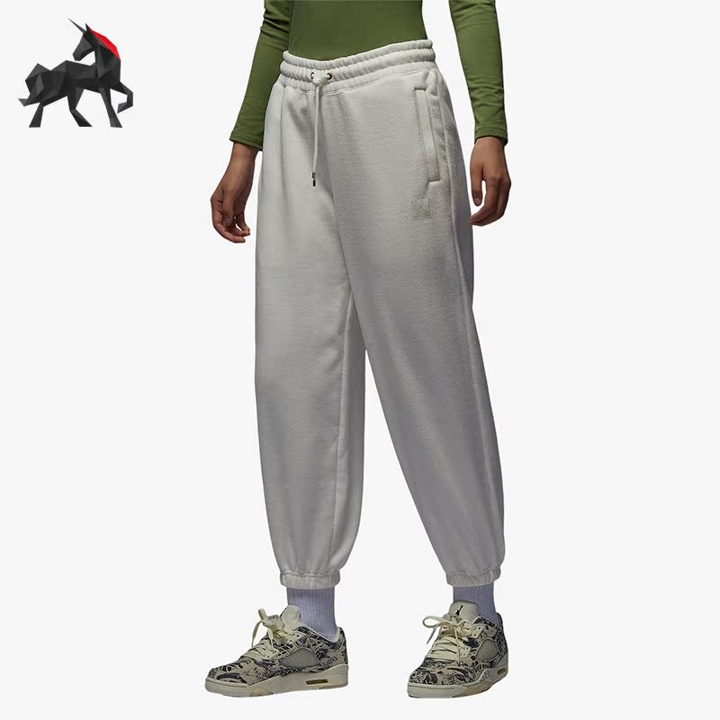 Nike/耐克正品Jordan女子经典针织宽松加绒运动长裤FD7235