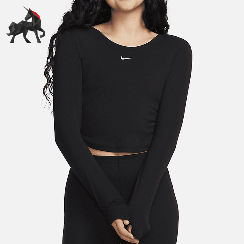 Nike/耐克正品女士弹力透气休闲运动长袖T恤FN3662-010