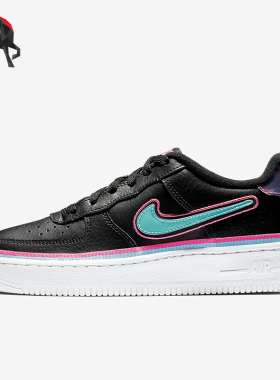 Nike/耐克正品运动GS女子大童透气低帮厚底休闲鞋AR0734-001