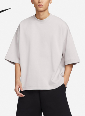 Nike/耐克正品男士简约宽松针织圆领短袖T恤FB8166-012