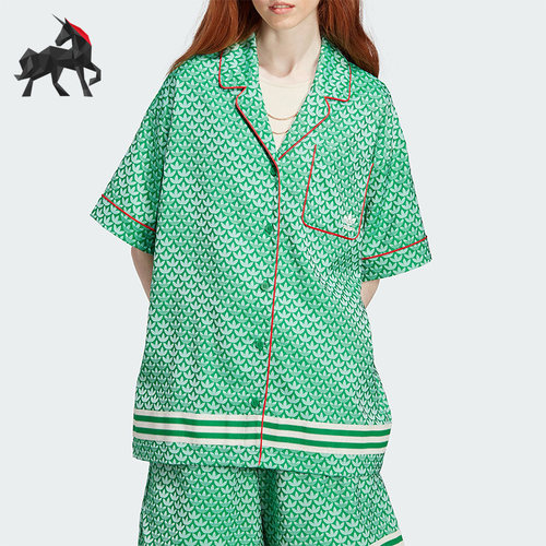 阿迪达斯女子运动短袖