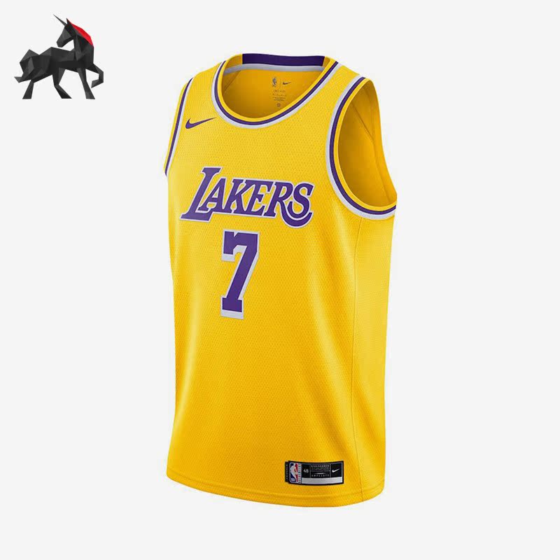 耐克麦基湖人队号篮球球衣背心