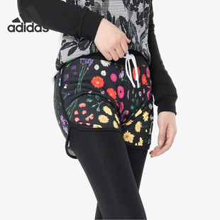Adidas neo 阿迪达斯正品 AOP Short Fav 夏季 CV9242 短裤 女子