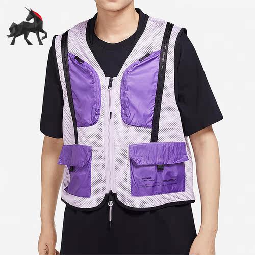 Nike/耐克正品Air Jordan男运动休闲舒适透气马甲 DM1387-530