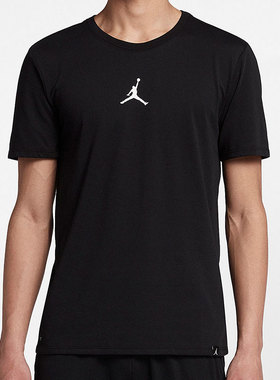 Nike/耐克正品JORDAN ICONIC短袖男19新款纯色运动休闲T恤AR7416