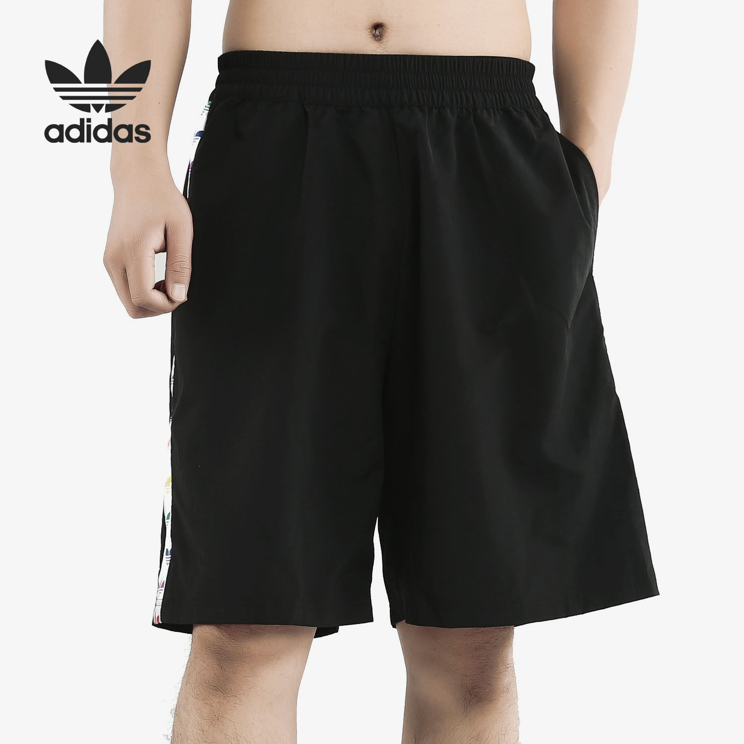 Adidas/阿迪达斯正品 三叶草 PRIDE W SHORT 男子短裤FQ6588