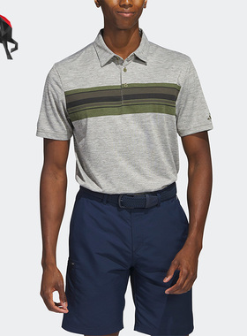 Adidas/阿迪达斯正品CHST GRPHC男子高尔夫运动POLO衫HR7996