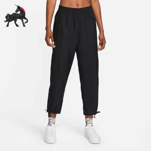 Nike/耐克正品夏季女子宽松透气梭织工装长裤DM6570-010