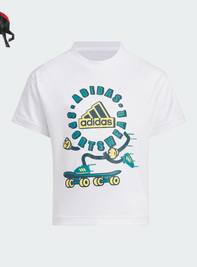 Adidas/阿迪达斯正品LB PES SS TEE小童运动休闲T恤IT4049