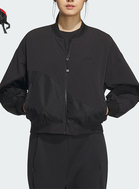 Adidas/阿迪达斯正品新年款女士梭织加绒运动休闲夹克IM8872