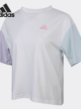 Adidas/阿迪达斯正品夏季女子W GRFX T4圆领短T恤GL7806