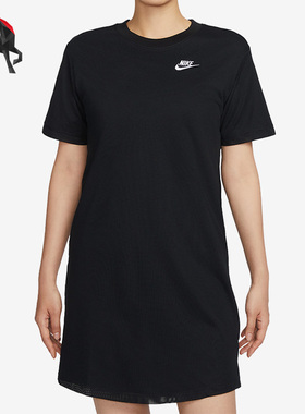 Nike/耐克正品夏季圆领休闲透气女子运动连衣裙FB8342-010
