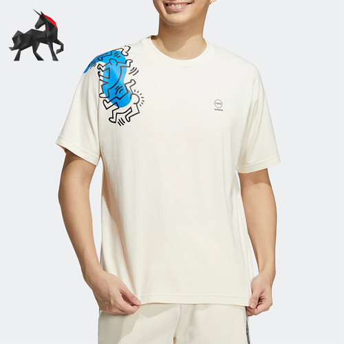 阿迪达斯正品男子运动短袖