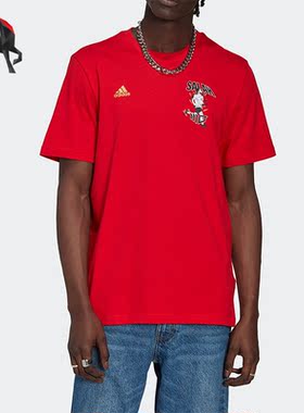 Adidas/阿迪达斯正品M SALAH G T 足球短袖透气男子运动T恤HG1980