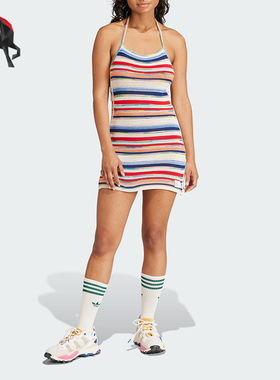 Adidas/阿迪达斯正品三叶草女士联名款运动吊带连衣裙IU2511