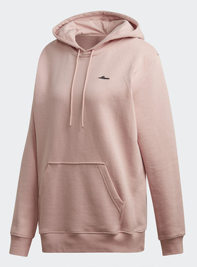 Adidas/阿迪达斯正品三叶草 HOODIE女子休闲套头衫运动卫衣EC9355