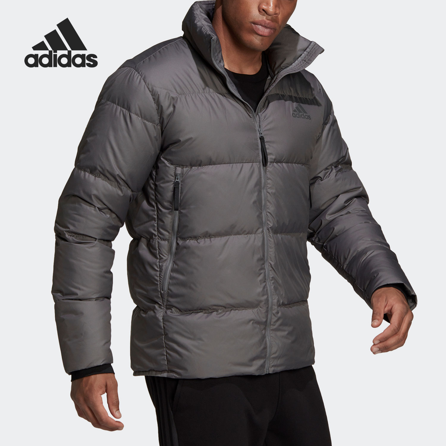 阿迪达斯正品男子羽绒服